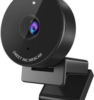 EMEET 1080P Webcam - USB Webcam with Microphone & Physical Privacy Cover, Noise-Canceling Mic, Auto Light Correction, Fixed Focus, C950 Ultra Web Cam w/ 70°View for Meeting/Online Classes/Zoom/YouTube